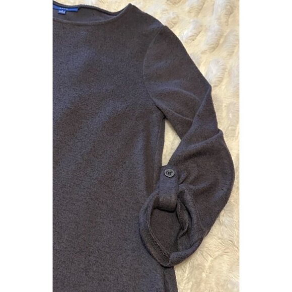 APT. 9 Mini Shift Dress Charcoal Gray Rayon Polyester Blend Women's Size SMALL - Picture 16 of 16